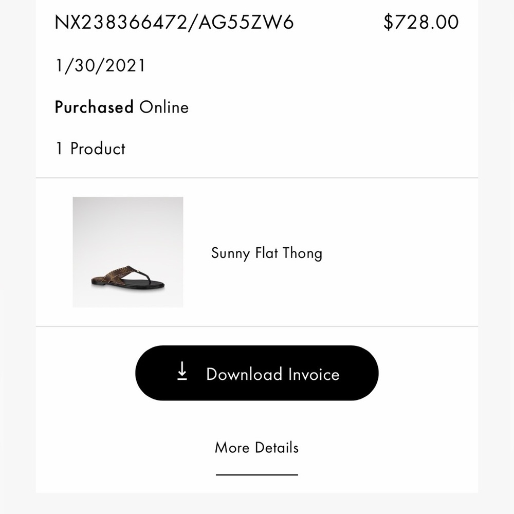 Louis Vuitton Black and Brown Sandals - Picture 7 of 7